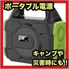 新品 ポータブル電源 ポータブルバッテリー サブバッテリー ポー...