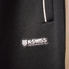 K-SWISS 裾ファスナー付きジャージパンツ　Lサイズの画像