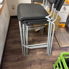 【問い合わせ対応中】IKEA 樹脂製カウンターチェア　3脚セット
