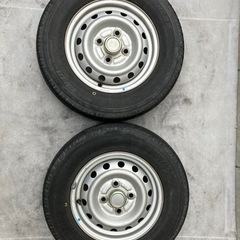 軽バン軽トラ22年DUNLOP ミニキャブ145R12 6PR 2本