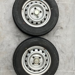 軽バン軽トラ22年DUNLOP ミニキャブ145R12 6PR 2本