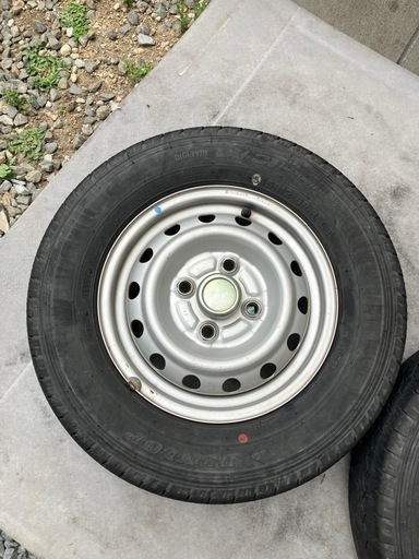 軽バン軽トラ22年DUNLOP ミニキャブ145R12 6PR 2本 (Mēme) 枚方
