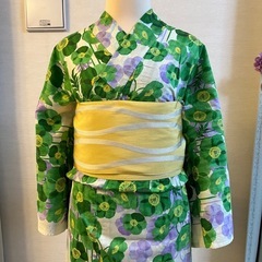 浴衣　綿　(帯は付きません)の画像
