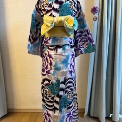 浴衣　綿麻　新品　(帯は付きません)の画像