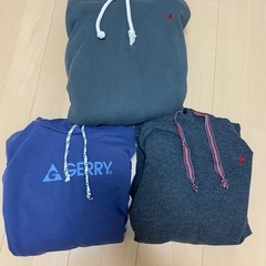 マタニティ　フード付きワンピース3点