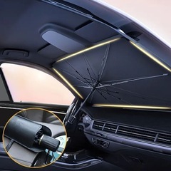 【新品未使用】自動車用サンシェード 遮光 傘型 傘式 折り畳み式の画像