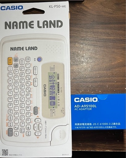 ＊新品・未使用＊　カシオ ネームランド
