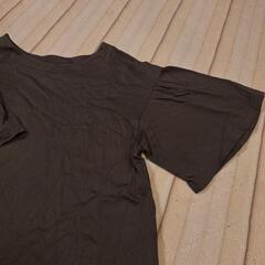 UNIQLO トップス カットソー チャコール M ユニクロ 半袖の画像