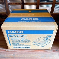 【未使用品】CASIO カシオ 電子レジスター SR-C550-EX-4SWEの画像