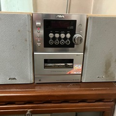 【お譲り済み】AIWA CDカセットコンポ