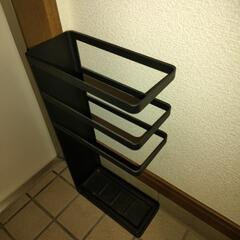 山崎実業 傘立て ブラックの画像