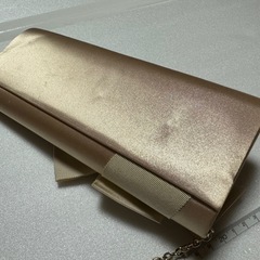 パーティーバッグ★シャンパンゴールド★aimer★約24.5×10.5cm★結婚式 フォーマル クラッチバッグ 日本製の画像
