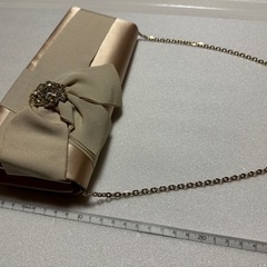 パーティーバッグ☆シャンパンゴールド☆aimer☆約24.5×10.5cm