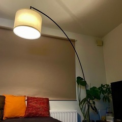 IKEA フロアライトSKAFTET スカフテート アーチ型 SKAFTET スカフテート フロアランプベース、アーチ型, ブラック