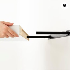 未使用 IKEA ウォールシェルフ ラック　LACKの画像