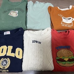 ロンパース　　ベビー服６点セット　