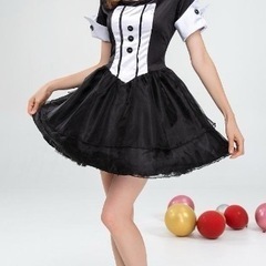 タキシードスタイル　メイド服の画像