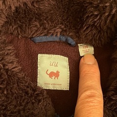 ユニクロ　アンダーカバー　キッズ　中綿ベストの画像