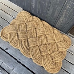 至急！カントリー玄関マットの画像