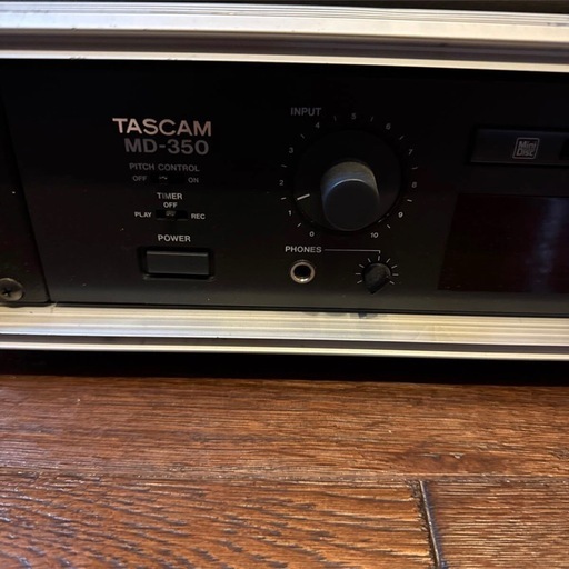 TASCAM MD-350 タスカム MDデッキ ラックケース・リモコン