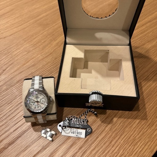 MUSK PARIS ムスク 腕時計 MA-2101 オールステンレス 新品未使用