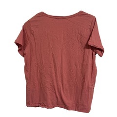 【 ZARA 】ピンク Vネック Tシャツ Lサイズの画像