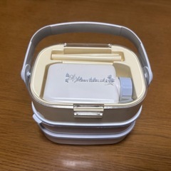 【新品未使用】お弁当箱　2段　水筒付き