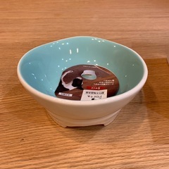 Porta 足付き陶器食器　ペット用食器　エサ入れ　Sサイズ　新品未使用の画像