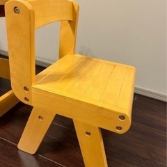 子ども用　椅子　机セットの画像