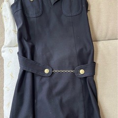 【イネド/INED】美品❣️9号、ワンピース、シルク風シャツのセットアップの画像