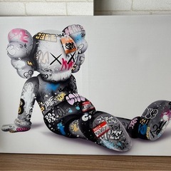 KAWS カウズ 絵画　アートパネルの画像