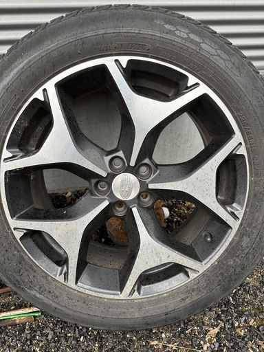 フォレスター　225/55R18
 純正アルミホイール 4本セット 夏 タイヤ付き