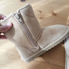 子供ブーツ　ムートンブーツ　19cmの画像