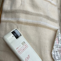数回使用★電気毛布No.91