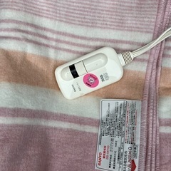 数回使用★電気毛布No.92