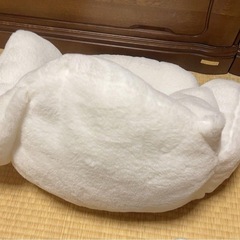 お話中 最終値下げ)シナモロール 未使用 シナモン 座椅子風クッションの画像