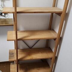 【決まりました！】木製棚　分解してスリムになります
