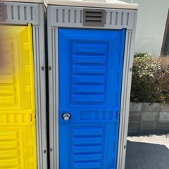 仮設トイレ　中古清掃済み　一台の画像