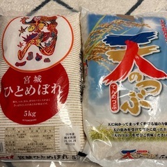 お米ひとめぼれ5キロ天のつぶ5キロセット