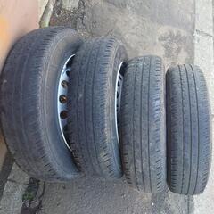 155/80R14LT 88/86N プロボックスなど スチール...