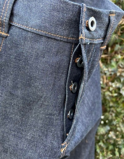【在庫有】 jeans denim selvedge 仙台で手作り 日本製 川内の ) pan (curry パンツ