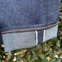 仙台で手作り selvedge denim jeans 日本製 sample (curry pan