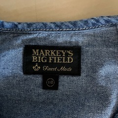 MARKEYS BIG FIELD 薄手デニムジャケット　110cmの画像