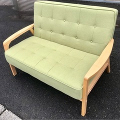 Te059●札幌市内 無料配達● ニトリ 2人掛けソファ LUC...