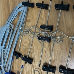 ハンガー4本 ・ボトムスハンガー10本　全14本セットの画像