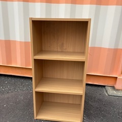 収納家具　3段カラーボックス
