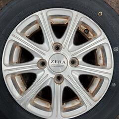 値下げ　ヨコハマ155/65/R 13 未走行タイヤ(新品)４本タイヤホイールセッット穴ピッチッチ１００mm の画像