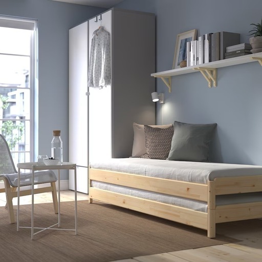 IKEA シングルベッド　ダブルベッド