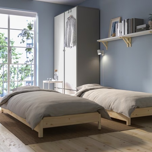IKEA シングルベッド　ダブルベッド