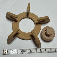 おままごとキッチン　木製　パーツ　五徳の画像